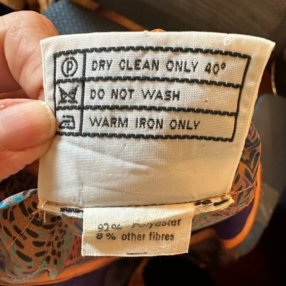 Vintage 1980s Maggie Shepherd Australia Tunic Blouse Asymmetrical Top M oversize - Picture 9 of 10